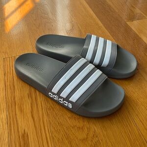 Men’s Adidas Slides - Grey